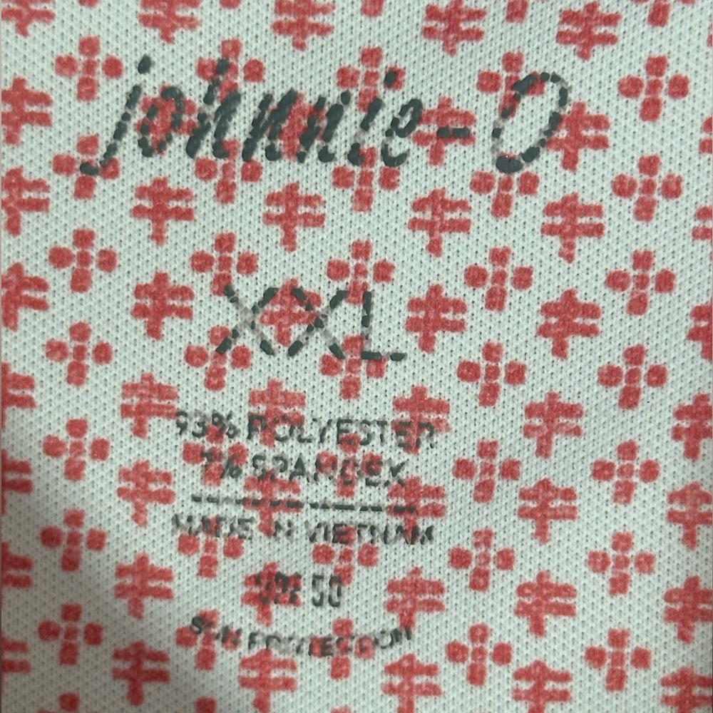 NEW JOHNNIE-O enzo printed polo in tango - Picture 6 of 12